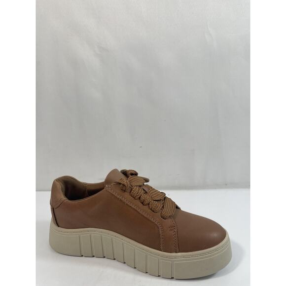 Clarks Collection Shoes Womens Size 5.5 Tan Mykah Joy Zip Sneakers New Box - Picture 5 of 14